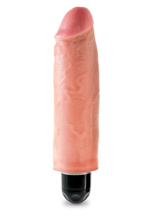 King Cock 6â Stiffy Dildo Vibrator